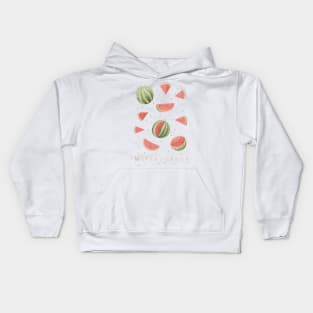 Watermelons Watercolour Kids Hoodie